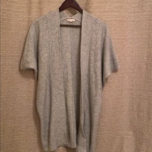 Gray shrug sweater